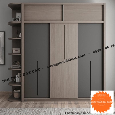Tủ áo quần gỗ MDF MS22277