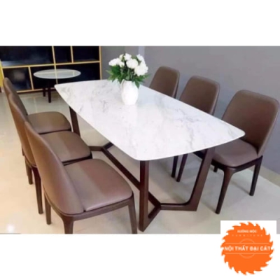 Bàn ăn cabin 6 ghế BA032