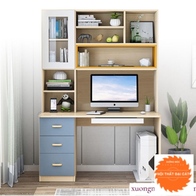 Bàn học kệ sách đẹp BH009