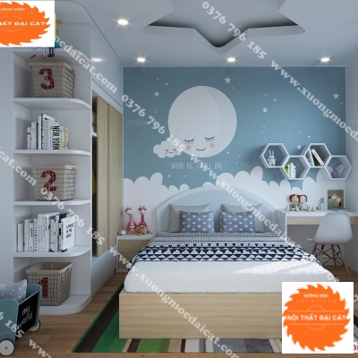 Combo phòng ngủ đáng yêu cho bé PNTE012