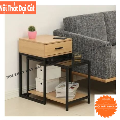 Bàn gỗ cạnh sofa hiện đại BGS026