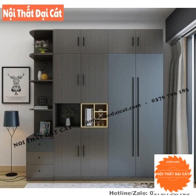 Tủ áo quần màu xám chì MS22294