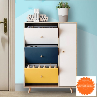 Tủ giày 3 màu thiết kế thông minh TG123