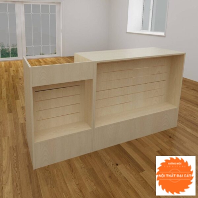 Quầy thu ngân gỗ cho shop QTN001