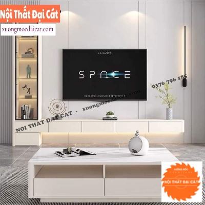 Kệ tivi treo tường trắng KTV354