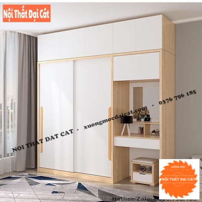 Tủ áo quần kết hợp bàn trang điểm MS22288