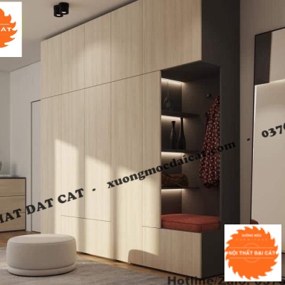 Tủ áo quần gỗ công nghiệp MS22299