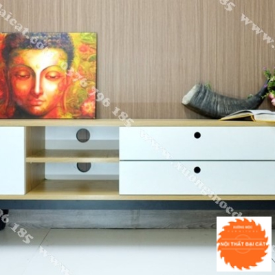 Kệ tivi bằng gỗ thiết kế thông minh KTV316
