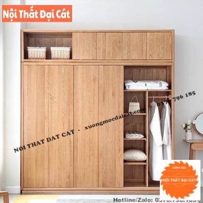 Tủ áo quần gỗ cửa lùa MS22305