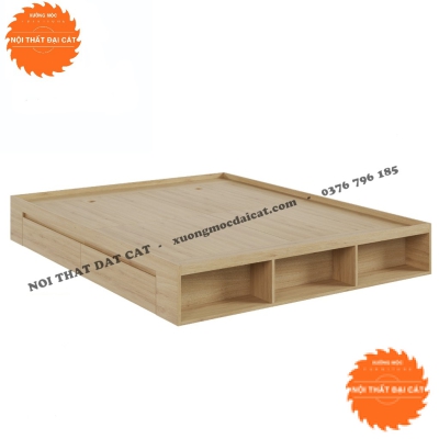 Giường ngủ 2 hộc kéo kèm 3 ngăn để đồ G132