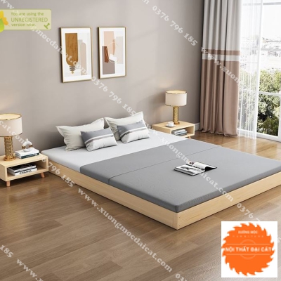 Giường ngủ không đầu giường G084