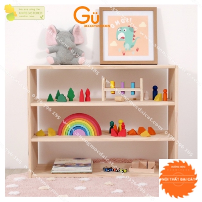 Kể để đồ chơi bằng gỗ công nghiệp KĐC021