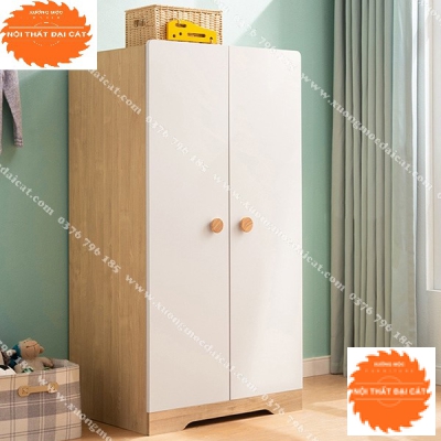 Tủ áo quần mini bằng gỗ cho bé 