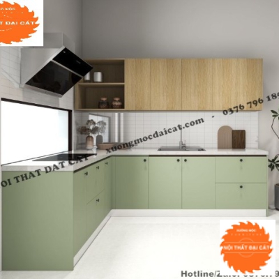 Tủ bếp chữ L đa năng TB0126