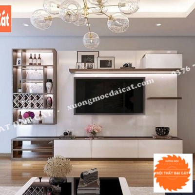 Kệ tivi kết hợp kệ rượu KKH072