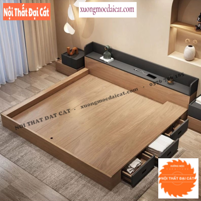 Giường ngủ đơn giản kiểu Nhật G145