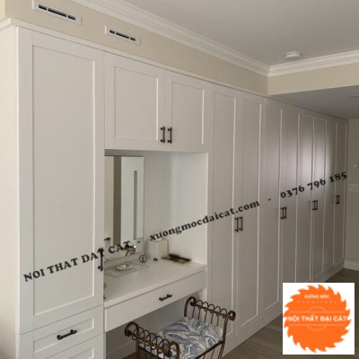 Tủ áo quần kết hợp bàn trang điểm MS22290