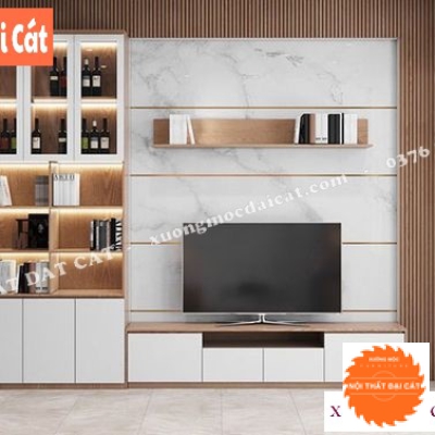 Kệ tivi kết hợp tủ rượu trang trí KKH073