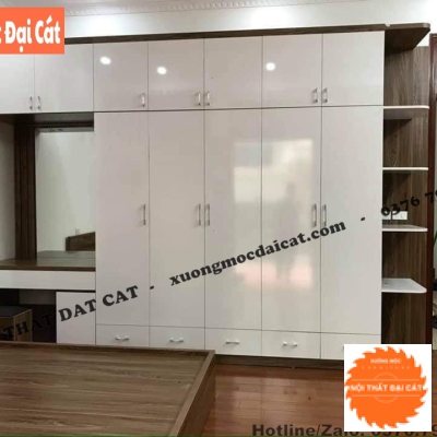Tủ áo quần kết hợp bàn trang điểm MS22291