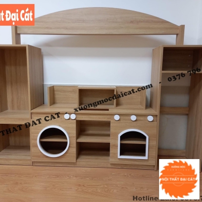 Kệ đồ chơi cho bé gỗ công nghiệp KĐC024