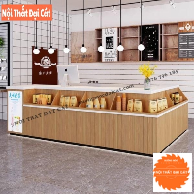 Quầy bàn bar thiết kế chữ L QB010