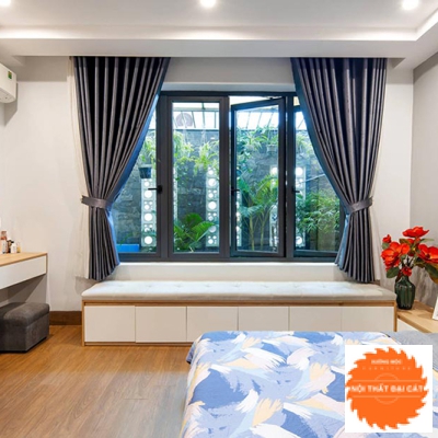 Băng ghế cạnh cửa sổ trong phòng ngủ BG053