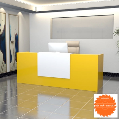 Quầy lễ tân hiện đại thiết kế đẹp QLT038