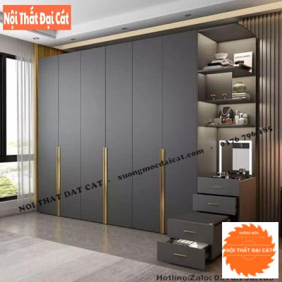 Tủ áo quần tone xám chì MS22342
