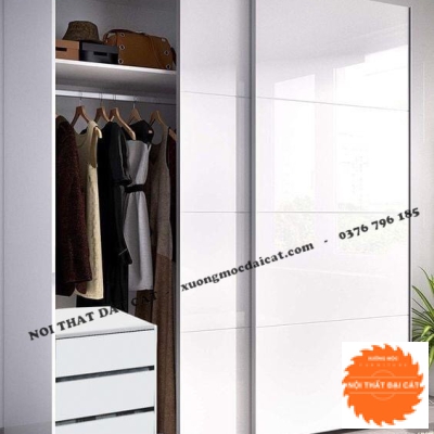 Tủ áo quần gỗ cửa lùa MS22343