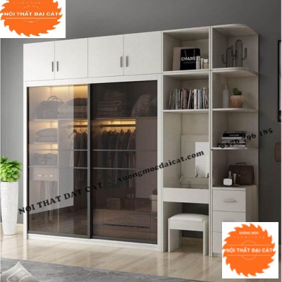 Tủ áo quần kết hợp bàn trang điểm MS22359