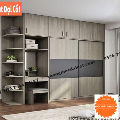 Tủ áo quần kết hợp bàn trang điểm MS22355