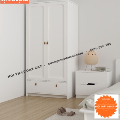 Tủ áo quần gỗ thiết kế hiện đại TA435