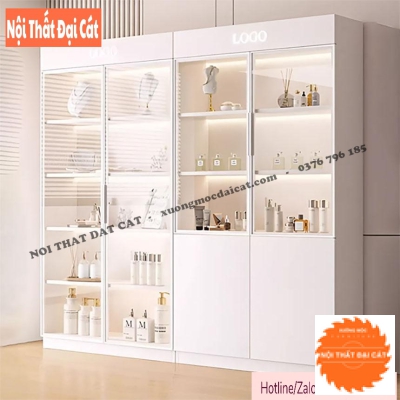 Kệ tủ trưng bày mỹ phẩm cánh kính KG047
