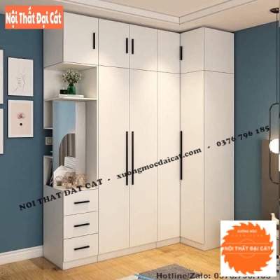 Tủ áo quần kèm kệ MS22348