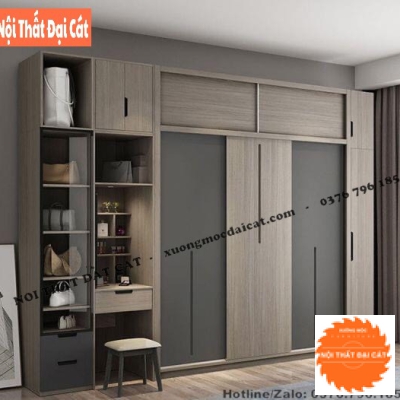 Tủ áo quần kết hợp bàn trang điểm MS22357