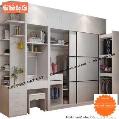 Tủ áo quần kết hợp bàn trang điểm MS22356