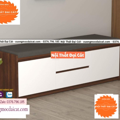 Băng ghế đọc sách bằng gỗ MDF BG059