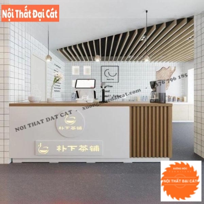 Quầy pha chế, thu ngân thiết kế nhỏ xinh QB013