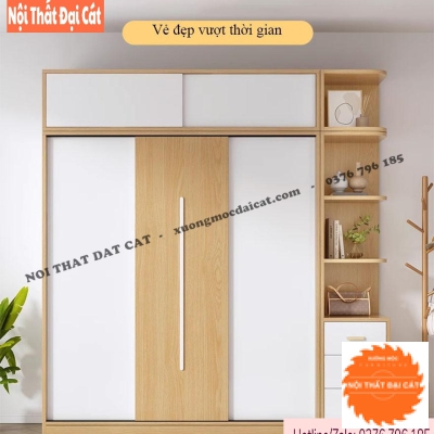 Tủ áo quần thiết kế kèm kệ TA450