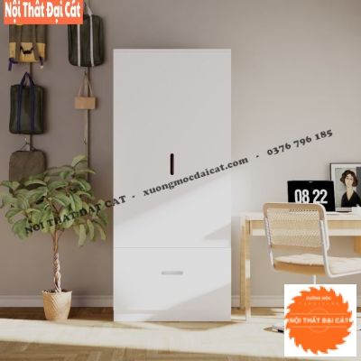 Tủ áo quần 2 cánh kèm 2 hộc kéo TA437