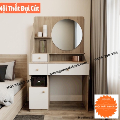Bàn trang điểm gương tròn BTĐ087