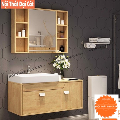 Tủ lavabo kết hợp tủ kính treo tường LVB050