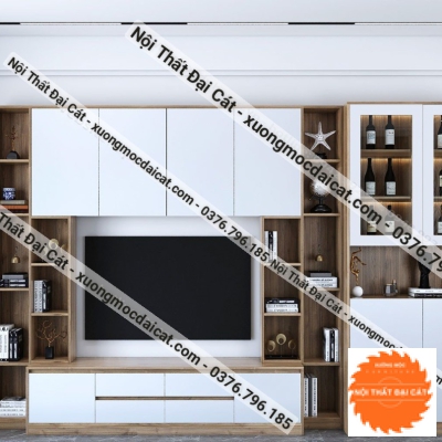 Kệ tivi kết hợp phong cách hiện đại KKH078