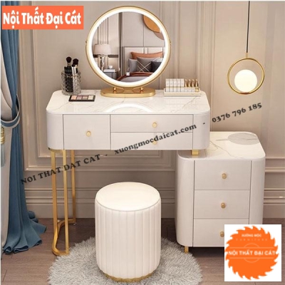 Bàn trang điểm gương tròn đẹp BTĐ118