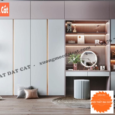 Tủ áo quần kết hợp bàn trang điểm TA453