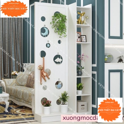 Vách ngăn gỗ thiết kế tối giản đẹp VN063