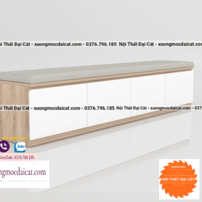 Băng ghế đọc sách cửa sổ 4 hộc kéo BG062