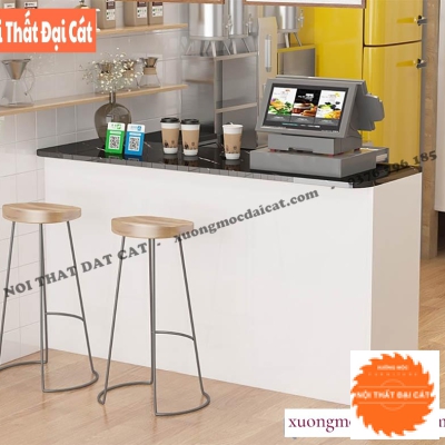 Quầy thu ngân gỗ mini cho shop QTN048