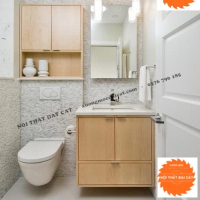 Tủ để đồ treo tường & tủ dưới lavabo phòng tắm TPT034