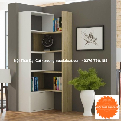 Kệ sách gỗ MDF thiết kế đa năng KS210